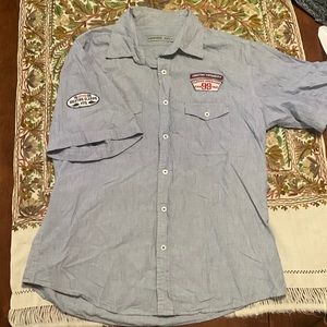 Short sleeve collar shirt, small